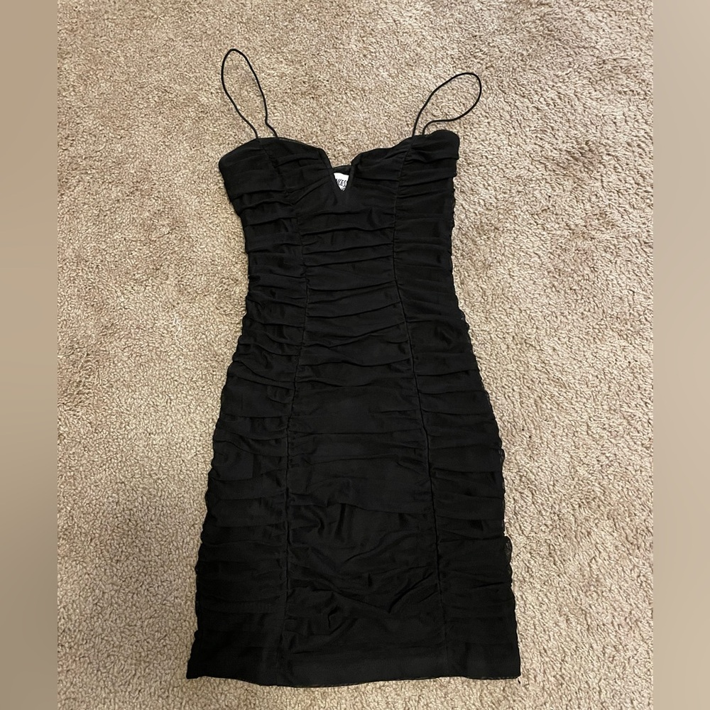 princess polly mini black dress